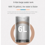 Osmosis System (RO) Countertop Filter (Mobile) with Temperature Levels (up to ~100°C) & TDS No Water Connection Required Lime-Free Drinking Water Dispenser Hot Water