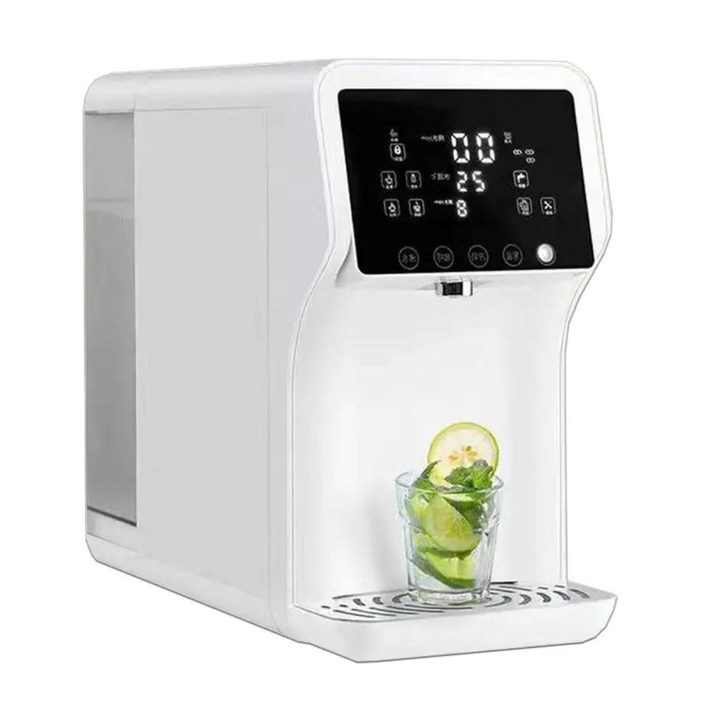 Osmosis System (RO) Countertop Filter (Mobile) with Temperature Levels (up to ~100°C) & TDS No Water Connection Required Lime-Free Drinking Water Dispenser Hot Water