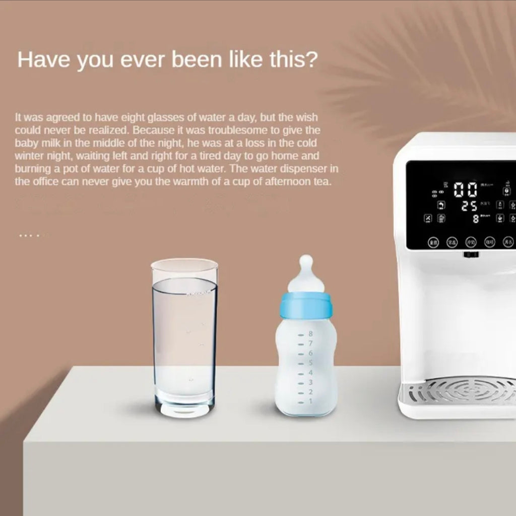 Osmosis System (RO) Countertop Filter (Mobile) with Temperature Levels (up to ~100°C) & TDS No Water Connection Required Lime-Free Drinking Water Dispenser Hot Water