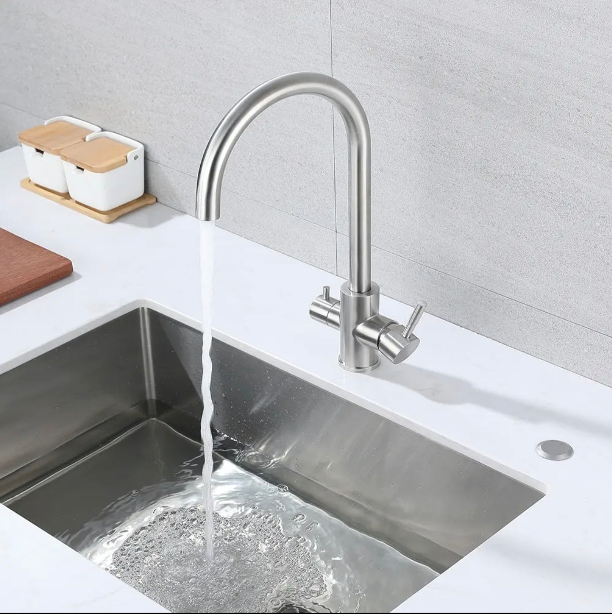 3-in-1 Designer Tap for Reverse Osmosis – Hot, Cold and Filtered Water
