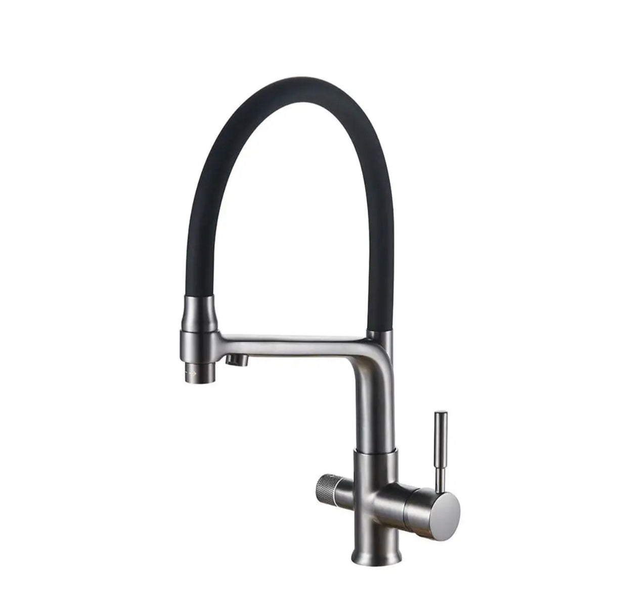 Silver 3-in-1 Kitchen Tap – Hot, Cold & Filtered Water