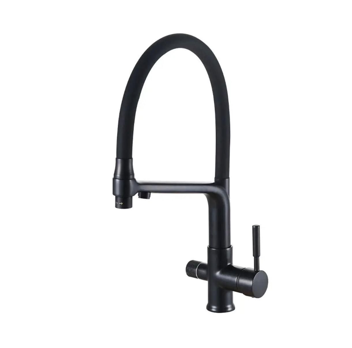 Black 3-in-1 Kitchen Tap – Hot, Cold & Filtered Water